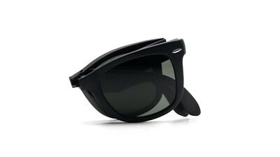 Ray-Ban Wayfarer Folding Matte Black Frame Unisex Sunglasses Ray-Ban Wayfarer Folding Matte Black Frame Unisex Sunglasses