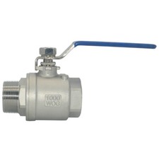 US STOCK 1.5"inch NPT thread MALE to Female Full Port Ball Valve Stainless 304
