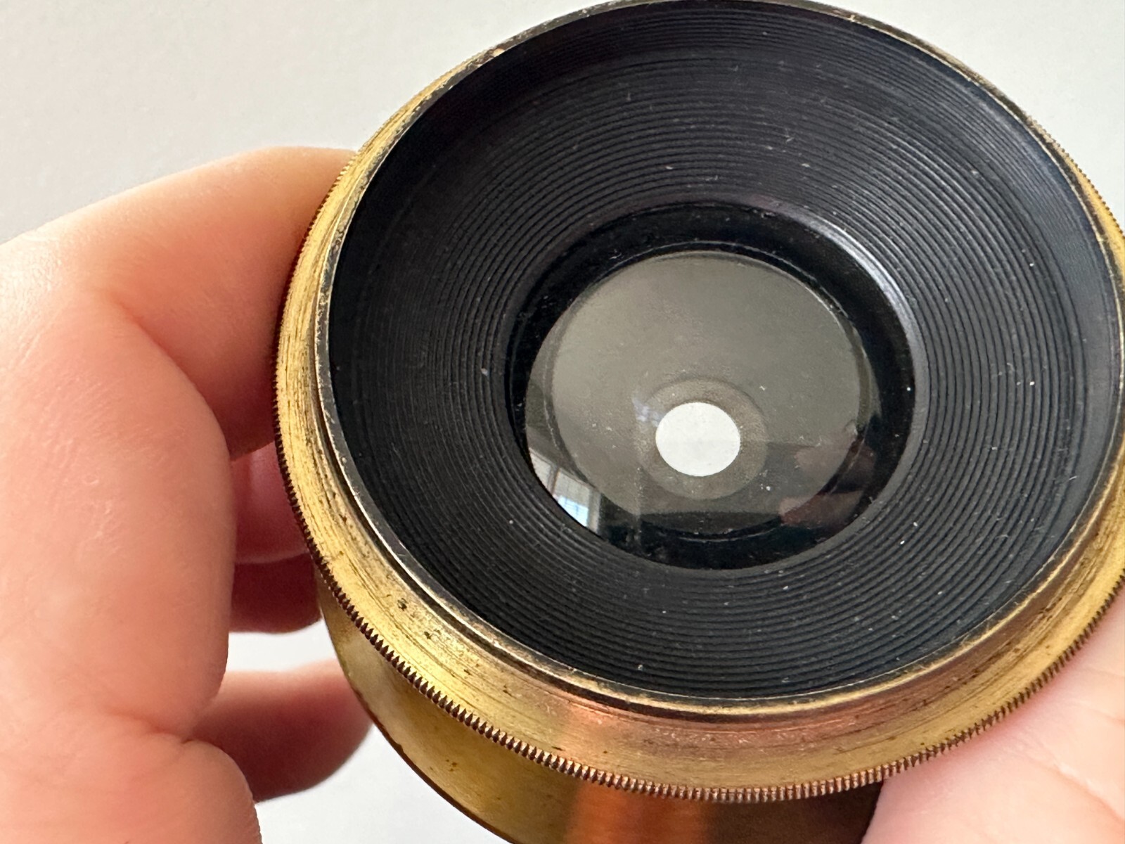 Antique Vintage Brass Camera Lens 5 INCH W.A. RECT. R&J BECK NO. 659