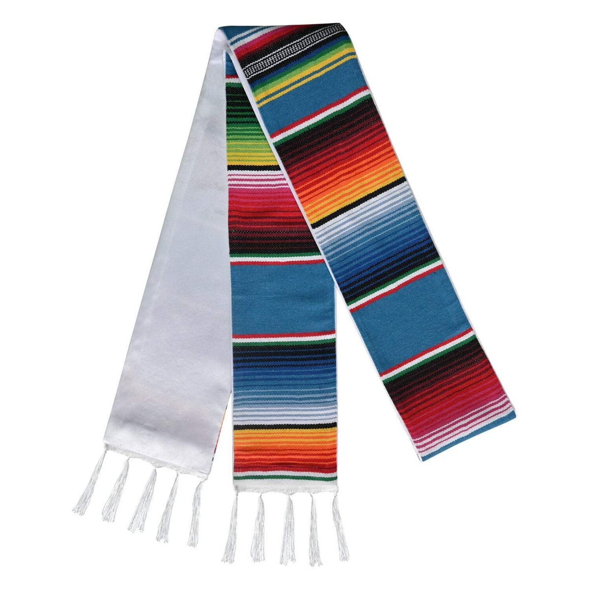Endea Graduation Blue Mexican Hispanic Serape Stole Unisex | eBay