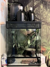 Reptile Cage /w Mister Exo Terra Lizard Tank 30/40 G/ Orange County Pickup only