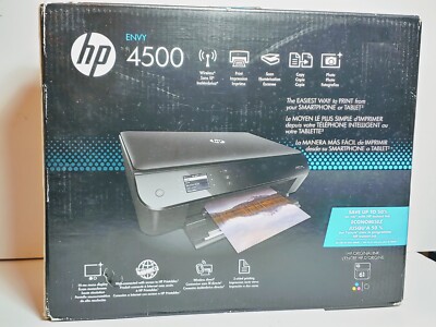 NIB New HP Envy 4500 Wireless All-In-One Inkjet Printer Print Scan Copy (A9T80A)