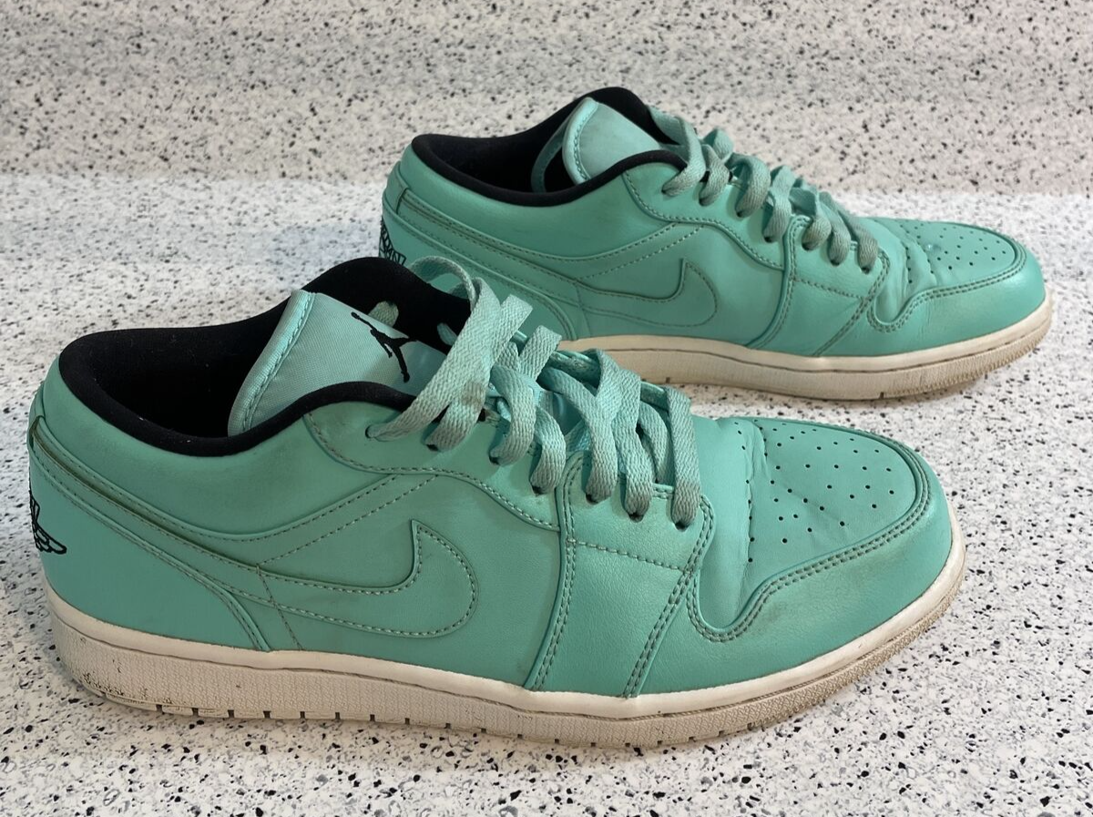 Nike Air Jordan 1 Retro Low Hyper Turquoise 553558-304 Size