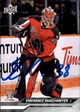 Emerance Maschmeyer Signed Autographed 2024 Upper Deck PWHL card Ottawa Charge
