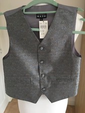 Thomas Nash Boys Waistcoat  7-8 Years & Matching Tie