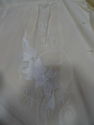 Corsage Habillé Femme élégant Paris - Taille 44/46, Blanc/noir, Polyester, Occasion Très Bon état