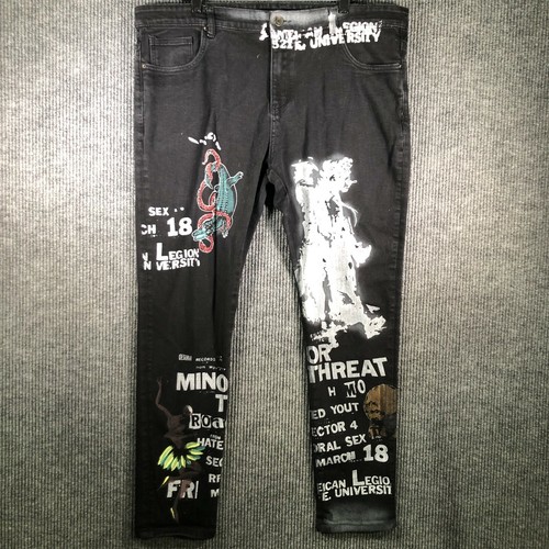 Embellish Mens Riot Standard Jeans Size 