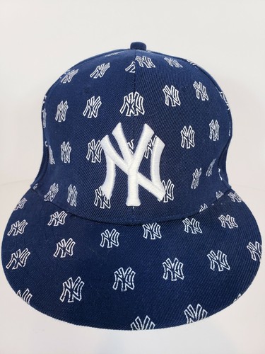 N.Y. Yankees Baseball Hat Original 57cm Sz7 100% Cotton Fitted - Picture 2 of 7