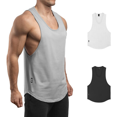 Sixlab Round Fusion Tank Top Herren Gym Fitness Shirt Premium Stringer 