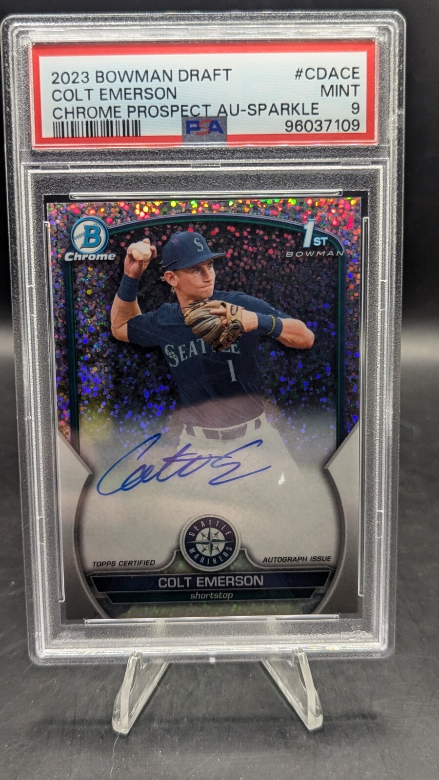 2023 Bowman Draft - Chrome Prospect Autographs Sparkle Refractor 