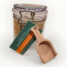 Crabtree & Evelyn White Cardamom Body Scrub 8.8oz Jar w/Wooden Scoop Discontinue