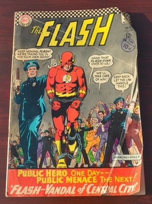 RARE & VINTAGE '' THE FLASH '' # 164 - DC Comics 1966 SILVER AGE COMIC