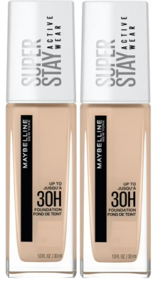 Lot of 2 Maybelline Super Stay Active Wear 30 Hours Liquid Foundation,You Choose