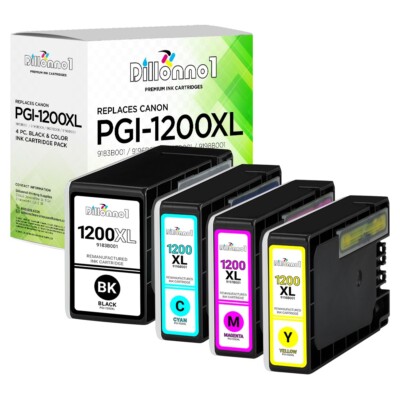 4pk PGI-1200XL PGI1200XL Ink Cartridges for Canon Maxify MB2320 MB2720 Printers | eBay
