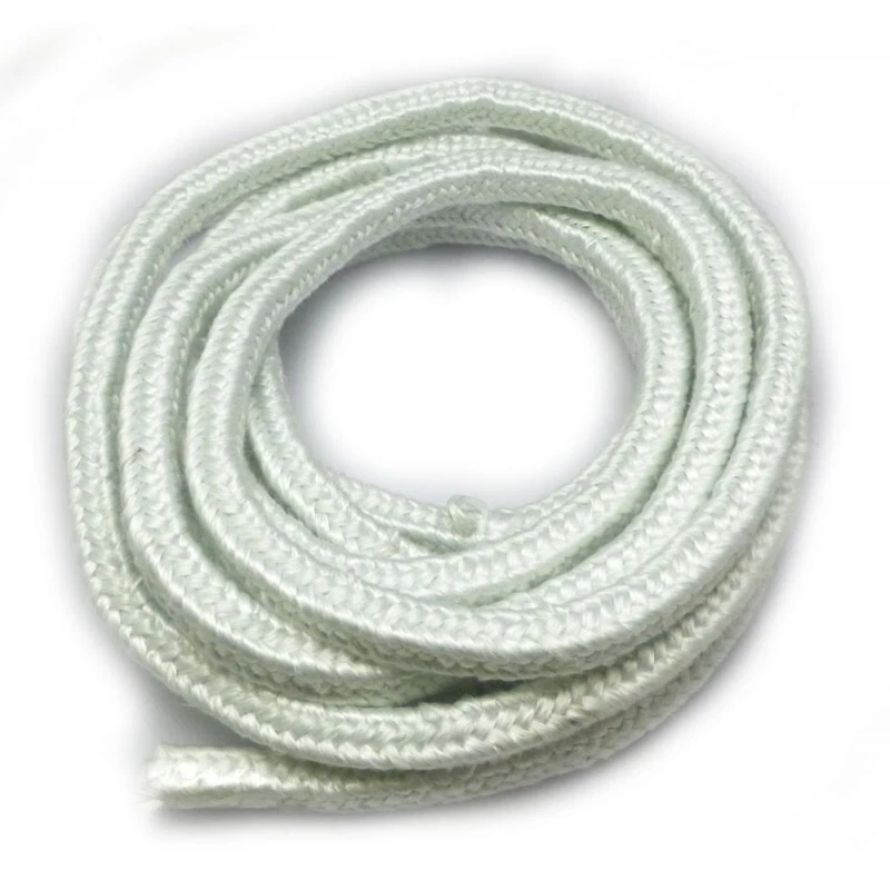 GUARNIZIONE TERMICA IN FIBRA DI VETRO IGNIFUGA STUFA CAMINO 5-6-8-10 mm x 2,5 mt - Immagine 3 di 4