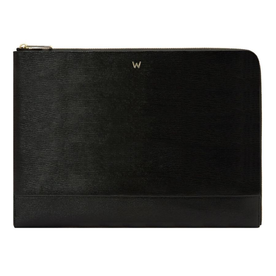 WOLF 1834 W Laptop Sleeve Black 774602 with Card Slots