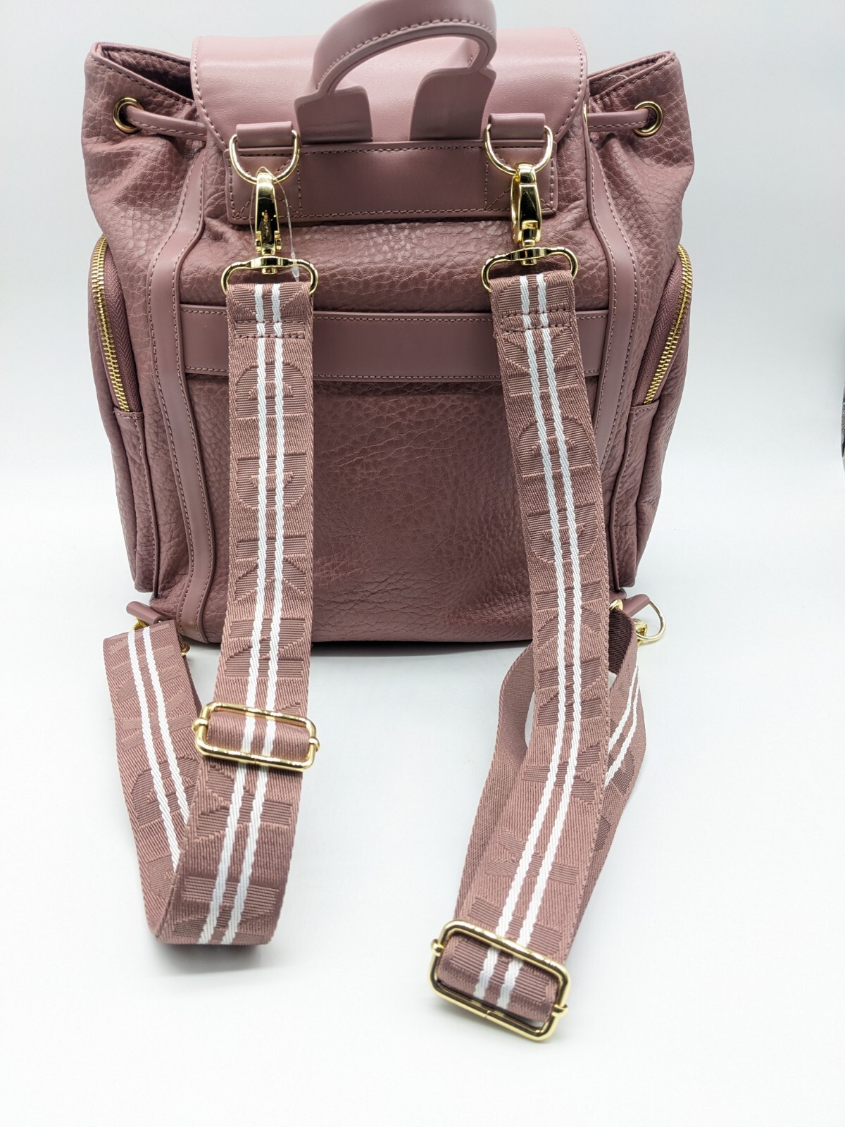 DKNY Rapture Textures Faux Leather Women's Backpack … Gem