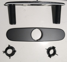 Delta Bateria kuchenna Escutcheon Płyta Matowe Czarne Wykończenie RP47274