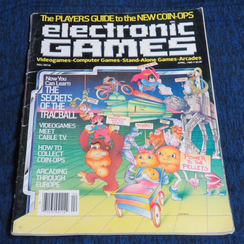 Revista Electronic Games 1983 April Donkey Kong Superman revista de videojuegos rara Foto 2 de 4