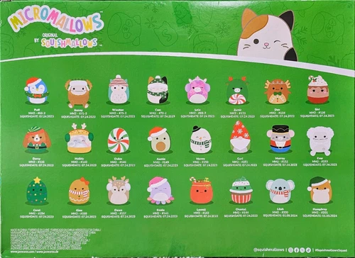 2.5" Squishmallows 2024 Micromallow Holiday Advent Calendar *Select Your Items*