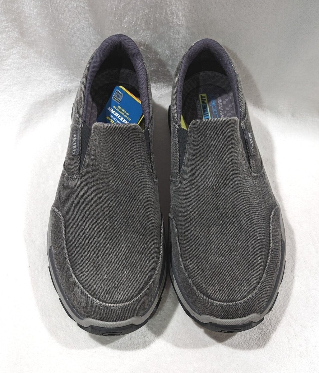 Skechers Respected Fallston Charcoal Men display picture 3