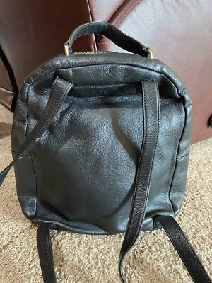 Kate Spade ブラックレザーリュック kate spade NEW YORK ケイトスペード バッグ レザーリュック