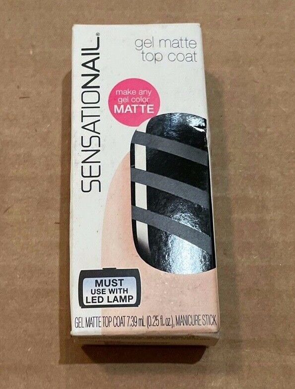Sensationail Gel Matte Top Coat 73010 eBay