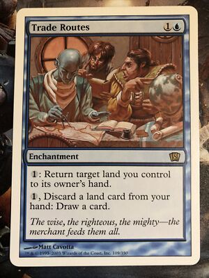 1x Trade Routes 8th Edition Eighth LP MTG Magic the Gathering x1