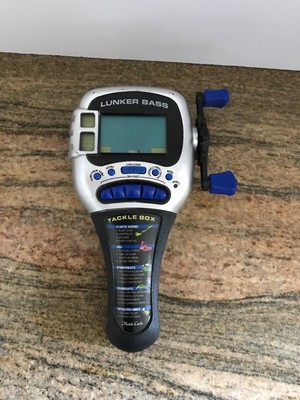 radica lunker bass fishing handheld game