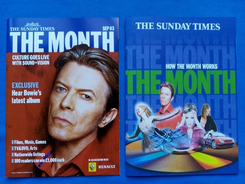 David Bowie - Der Monat 2003 - The Sunday Times