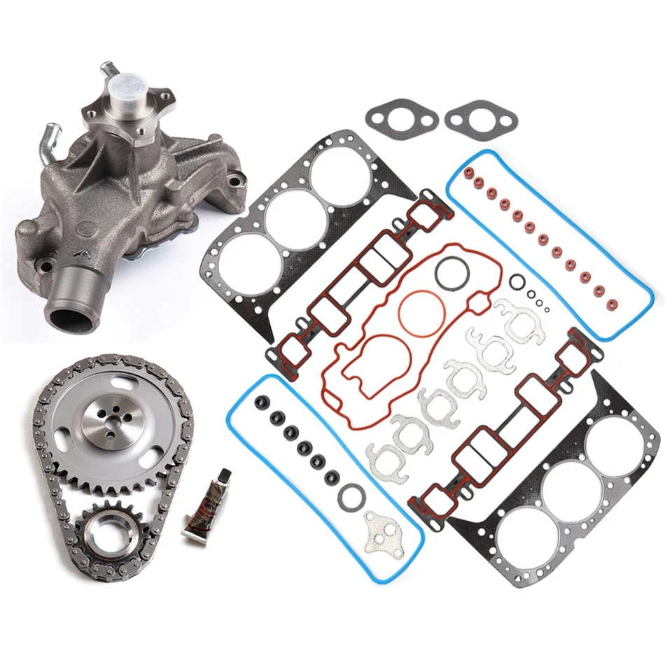 Juego de juntas de culata kit de cadena de distribución bomba de agua para Chevrolet Express 1500 1996-98 Foto 4 de 4