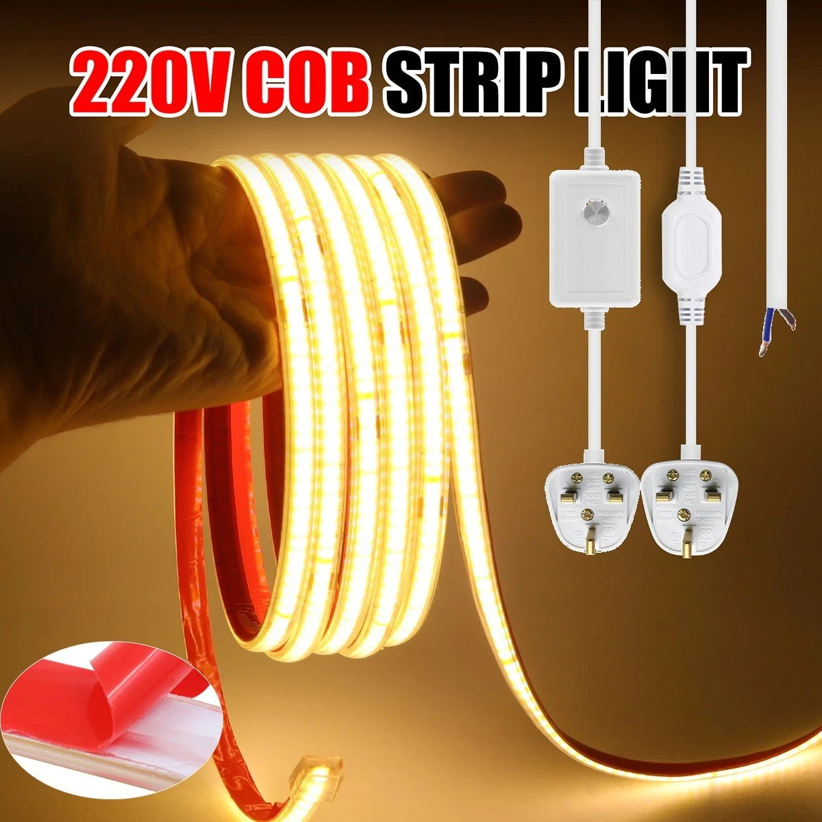 Spia Led 220v BeMatik - Luce Pilota A LED 12VDC Giallo Per Montaggio A