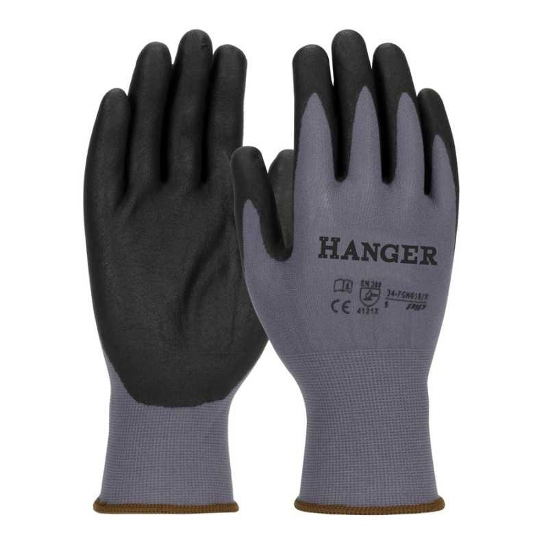 Gants de travails H Dex T 09 en nitrile HANGER 300020 de taille L