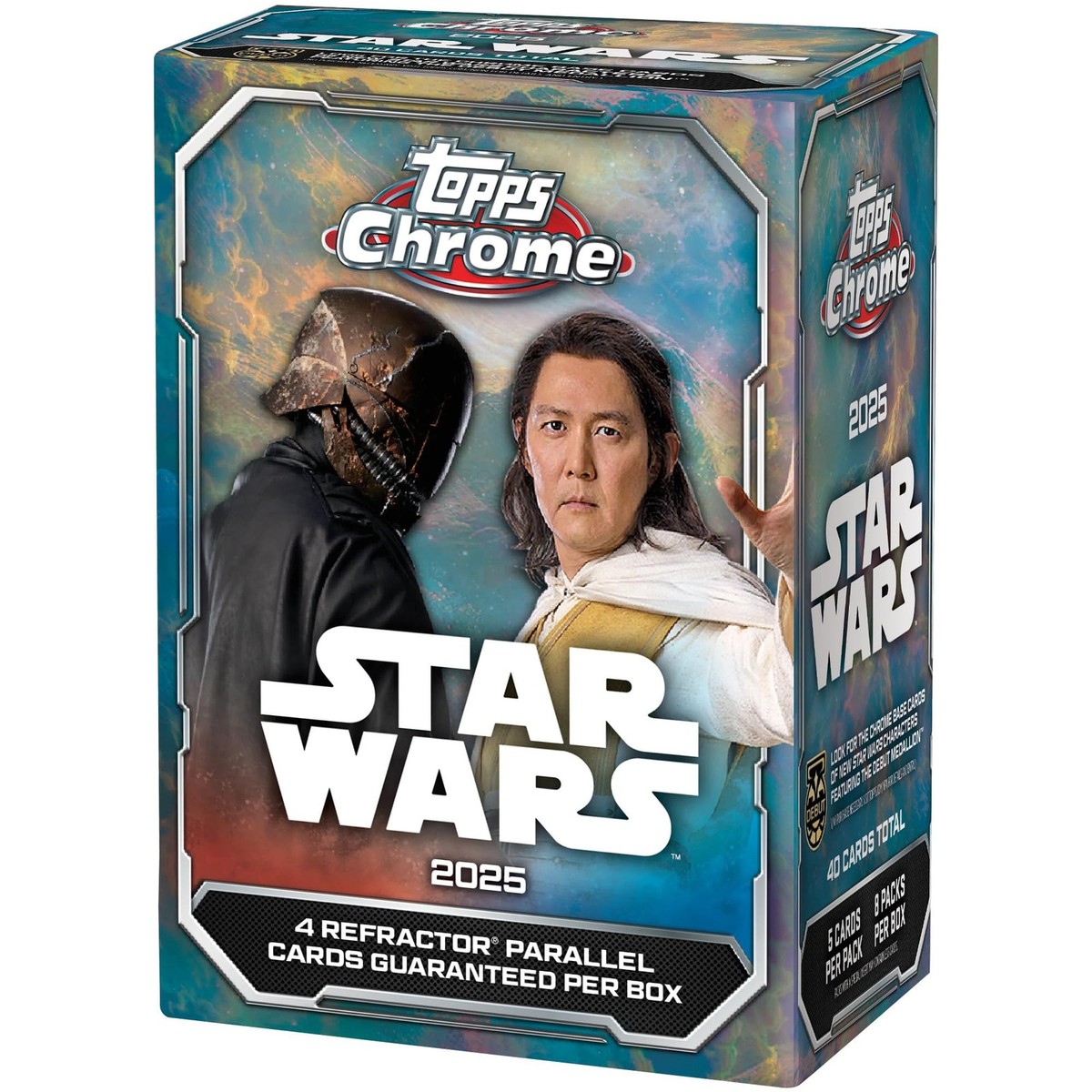 【25枚コンプリート】Star Wars 50周年記念カード topps 2025 Topps Chrome Star Wars - Factory Sealed - Value Box 2.5 x 3.5