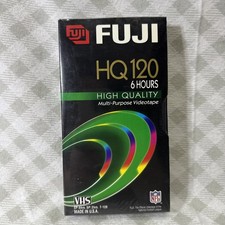 FUJIFILM Blank T-120 VHS Tape 6 Hours EP Mode SEALED NEW