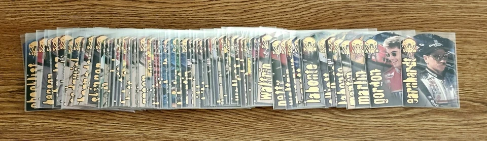 1996 Wheels Viper COPPERHEAD DIE CUT /1399 COMPLETE SET 1-78 Earnhardt Gordon+++ - Image 2 of 4