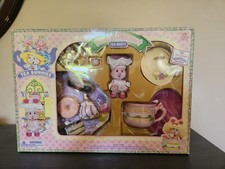 Vintage Tea Bunnies Fancy Dessert Tea Party Playset NIB