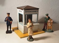 schöne seltene Marklin Spur O Kiosk; Erfrischungsbude, Buffet, 1919-28