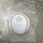 Alex Bregman Signed 2017 World Series Baseball Ball Houston Astros