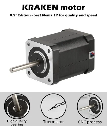 Kraken V2 by Omranello Nema 17 Schrittmotor 0.9° D3vil-Design X LDO 60V fähig