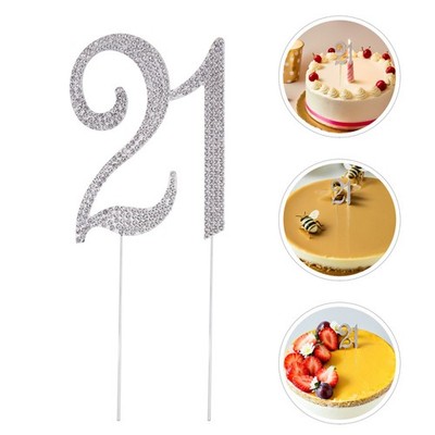  2 Pcs Geburtstagsparty-Kuchenaufsatz Alles Gute Zum Geburtstag-Kuchenaufsatz