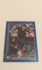 2025 Topps Chrome Logofractor Edition - Bo Bichette, Bo Bichette #101 Blue...