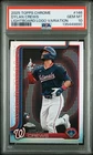 2025 TOPPS CHROME LIGHTBOARD LOGO VARIATION #146 DYLAN CREWS ROOKIE RC PSA 10