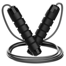 Jump Rope, Adjustable Jump Ropes,Skipping Rope Tangle-Free Rapid Speed with B...