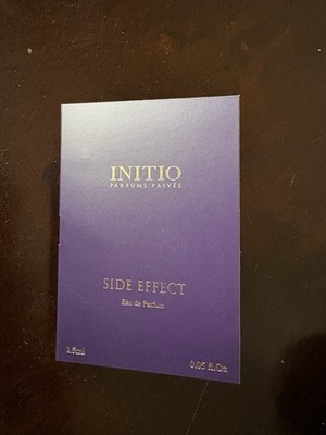 New Initio Parfums Side Effect Eau de Parfum sample spray  1.5 ml /.05 fl oz