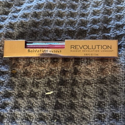 Makeup Revolution London Salvation Velvet Lip Lacquer Attract 0.08oz Matte New