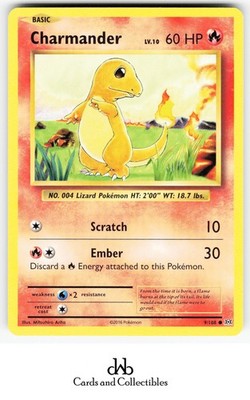 XY - Evolutions #9/108 Charmander Common Lightly played