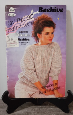Patons Beehive On The Go Knitting Pattern Book 464 Hurry Knits Sweater Patterns
