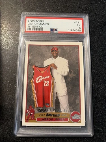 2003 Topps LeBron James #221 (RC) PSA 5