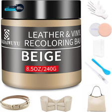 Leather Recoloring Balm 8.5Oz Leather Color Restorer Beige Leather Repair